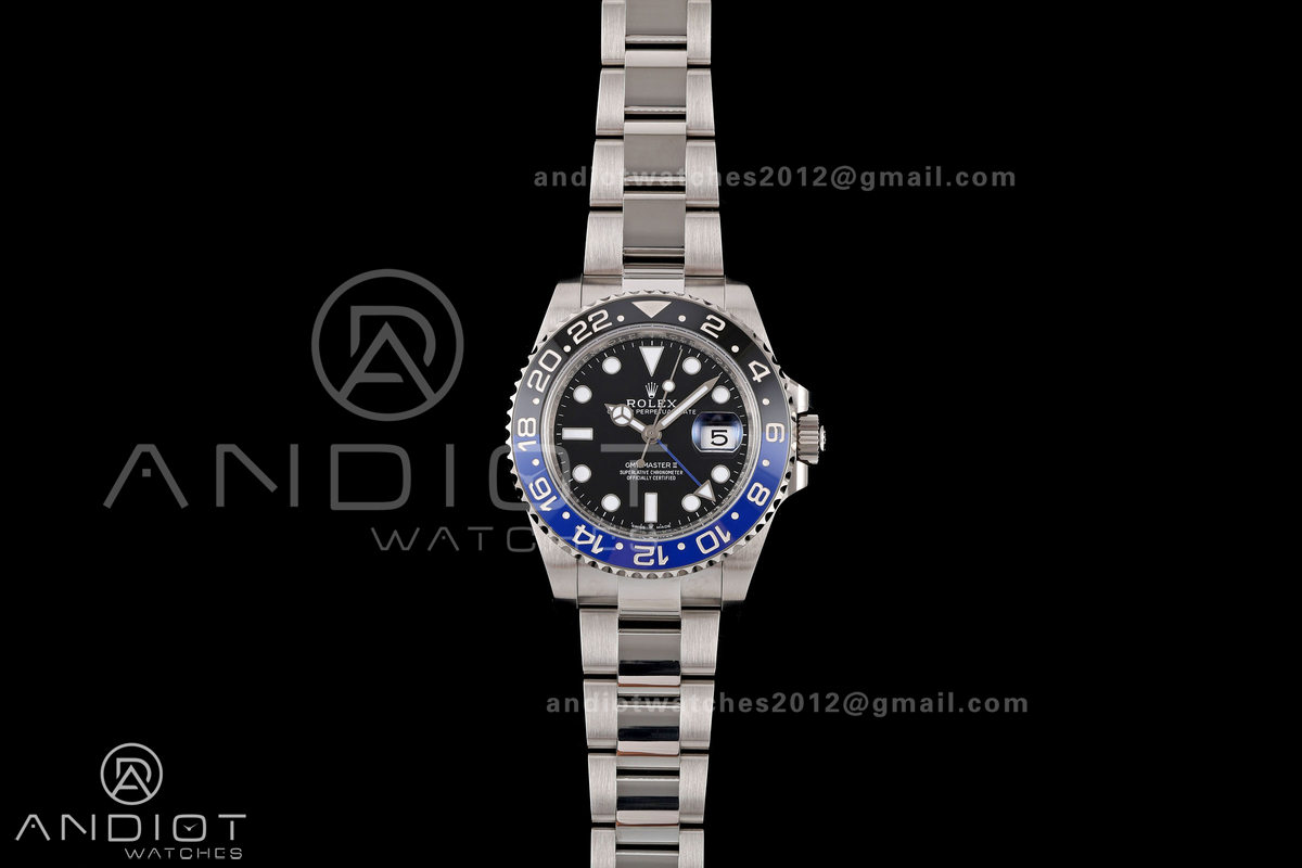 GMT-Master II 126710 BLNR 904L Steel RWF 1:1 Best Edition on Oyster Bracelet JH3285 (Free Sprung)